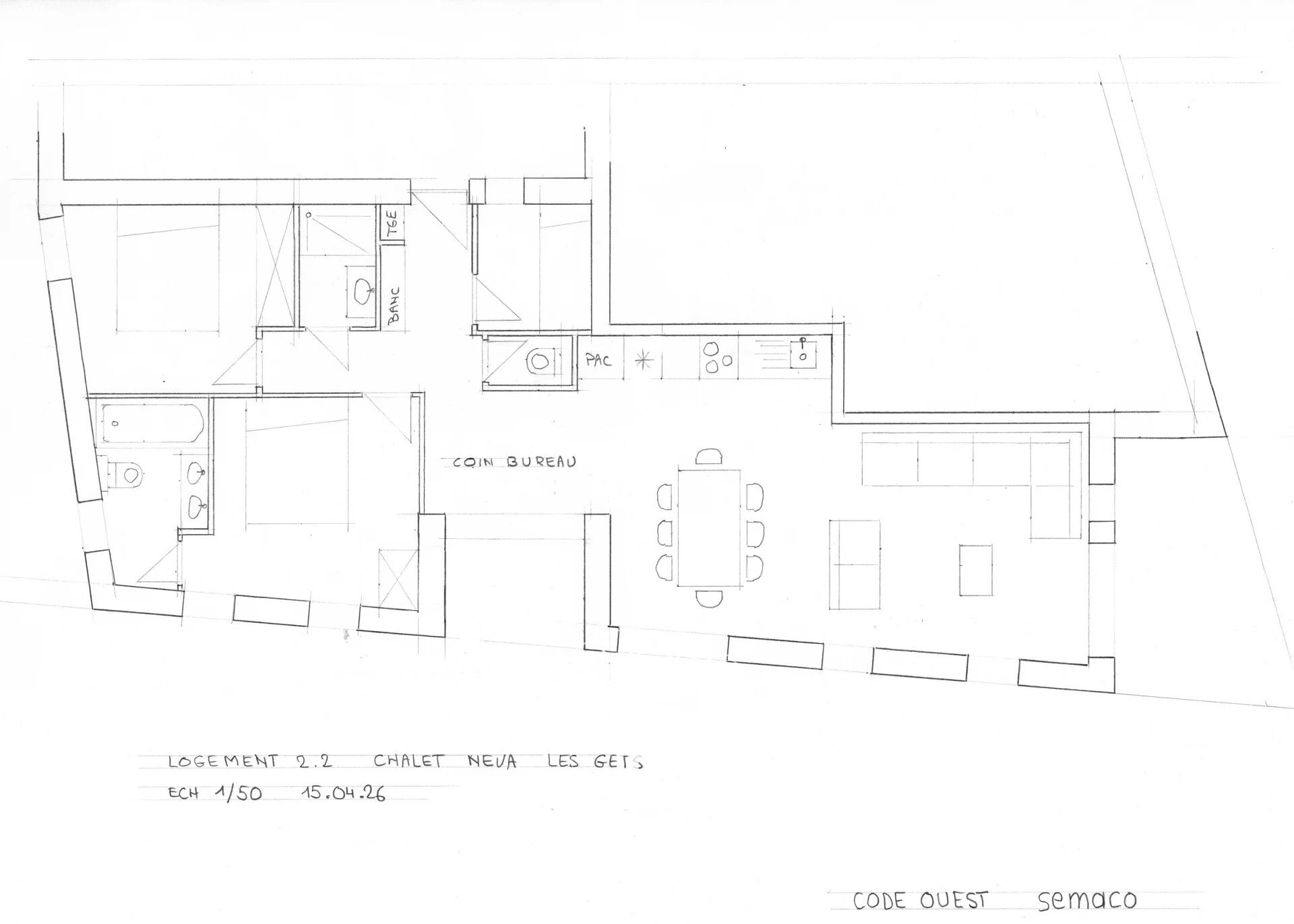 Les Gets - Appartement T3 + cabine  de 79 m² - Construction neuve en VEFA - Centre village - picture 1