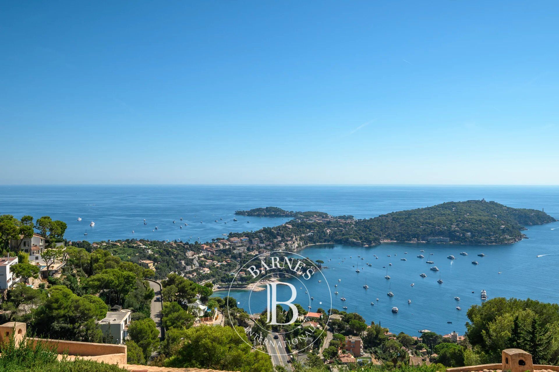 VILLEFRANCHE-SUR-MER - VINAIGRIER - 2,530 SQM PLOT - SEA AND CAP-FERRAT VIEWS - picture 1