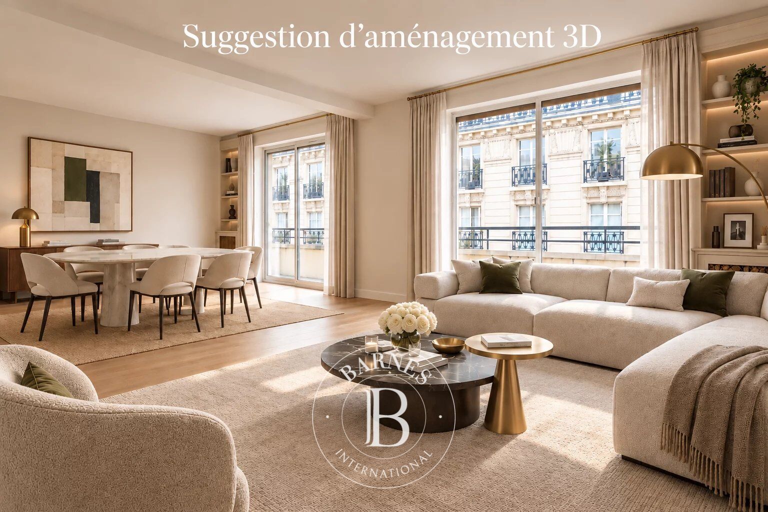 Neuilly-Mairie - Appartement 4 pièces - 2 à 3 chambres - Etage élevé - Balcon - Proche commerces et transports - picture 1